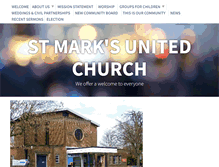 Tablet Screenshot of greenwichunitedchurch.org.uk